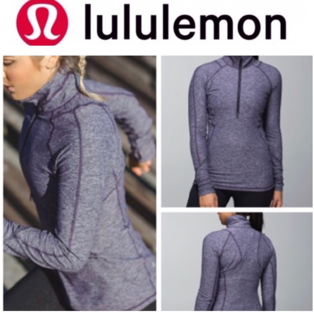 Lululemon Race Your Pace 1/2 Zip
Heathered Grape